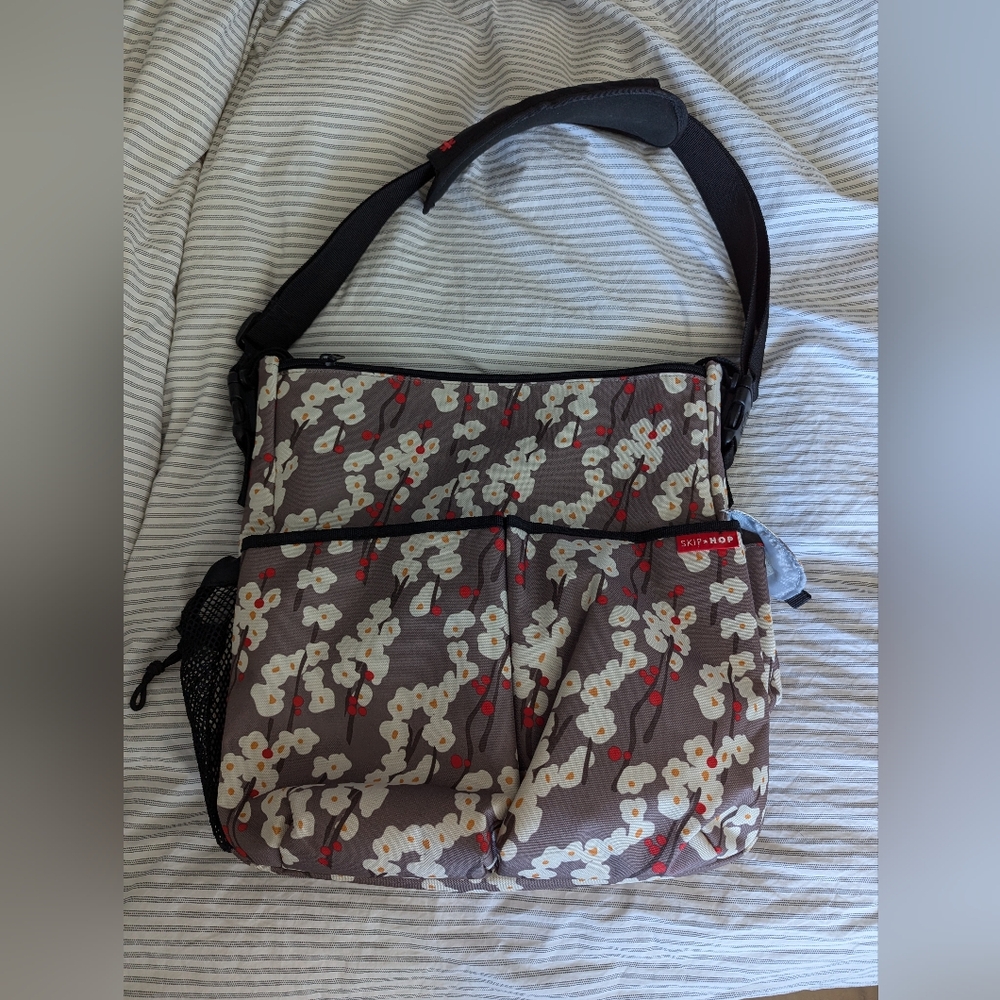 Skip hop cherry blossom diaper bag